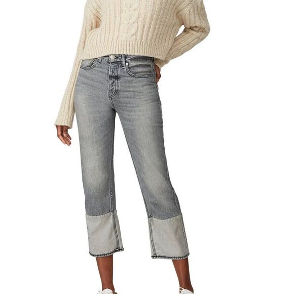 Rag and Bone Maya High-rise ankle straight jeans size 28 GUC - Picture 1 of 14